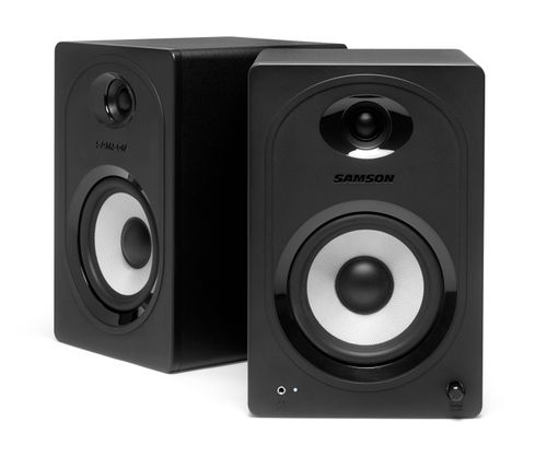 Samson MediaOne M50 – Monitores de estudio autoamplificados – Music Hall