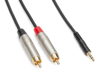 RCA to 3.5mm stereo close up