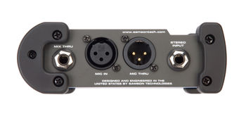 S-monitor rear panel