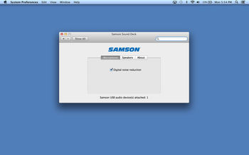 Samson Sound Deck DNR Screenshot Mac