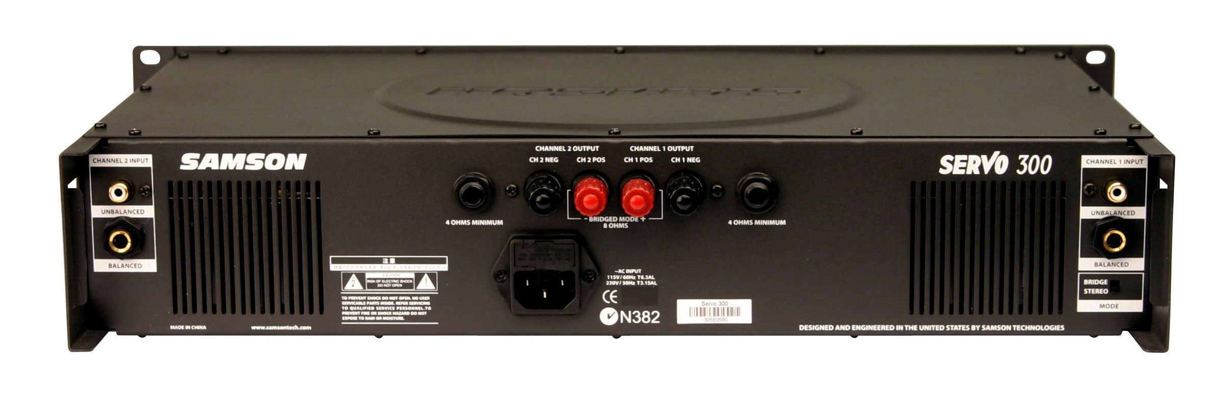 SAMSON ステレオ・パワーアンプ SERVO300 Servo 300 | Samson