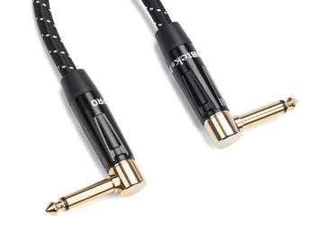 Tourtek Pro Patch cable 1/4" connectors close up