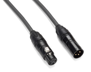 Tourtek Pro Quad Core Microphone XLR Cable Close up