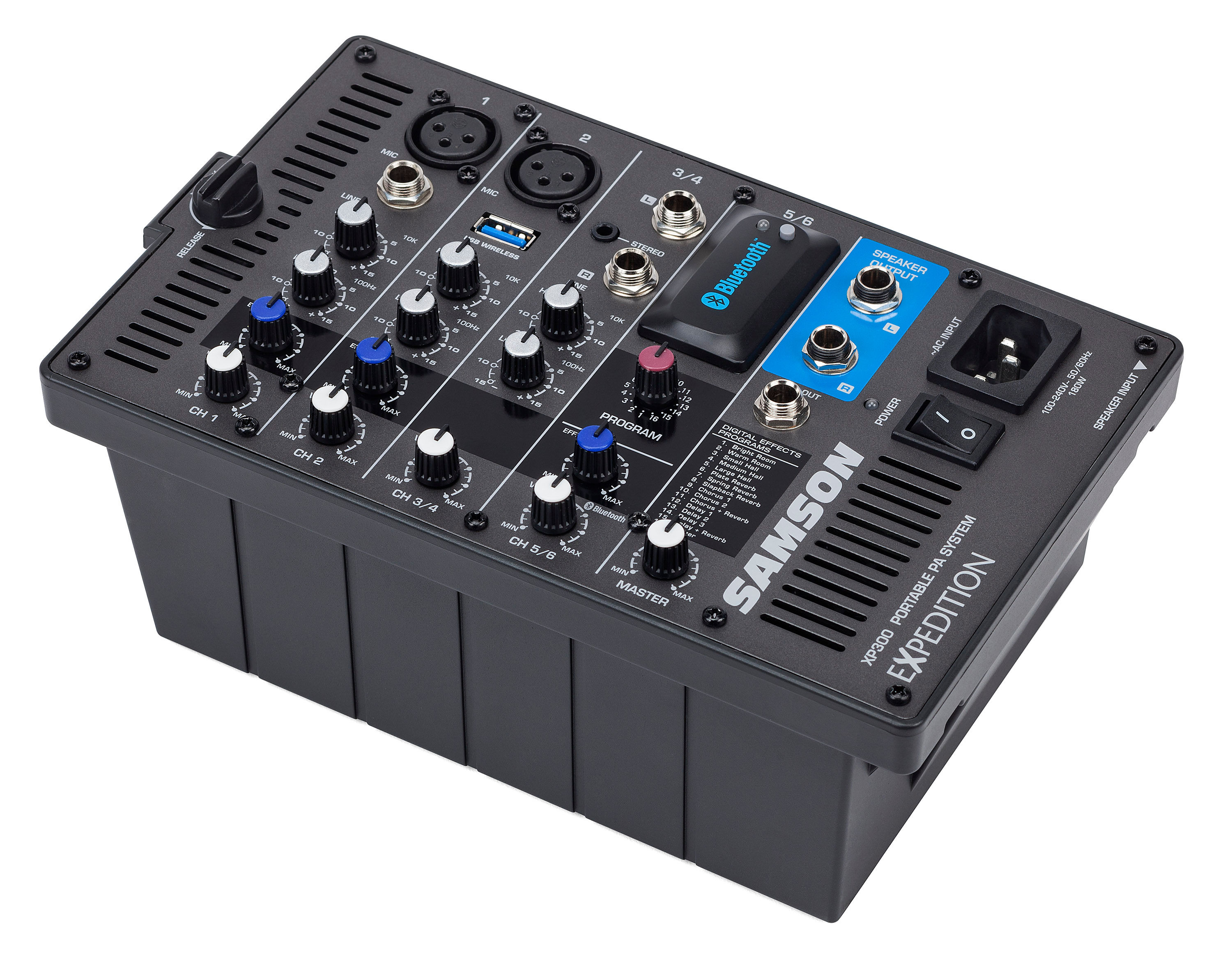 Samson Expedition XP300 300-Watt Portable PA System Vibe Music