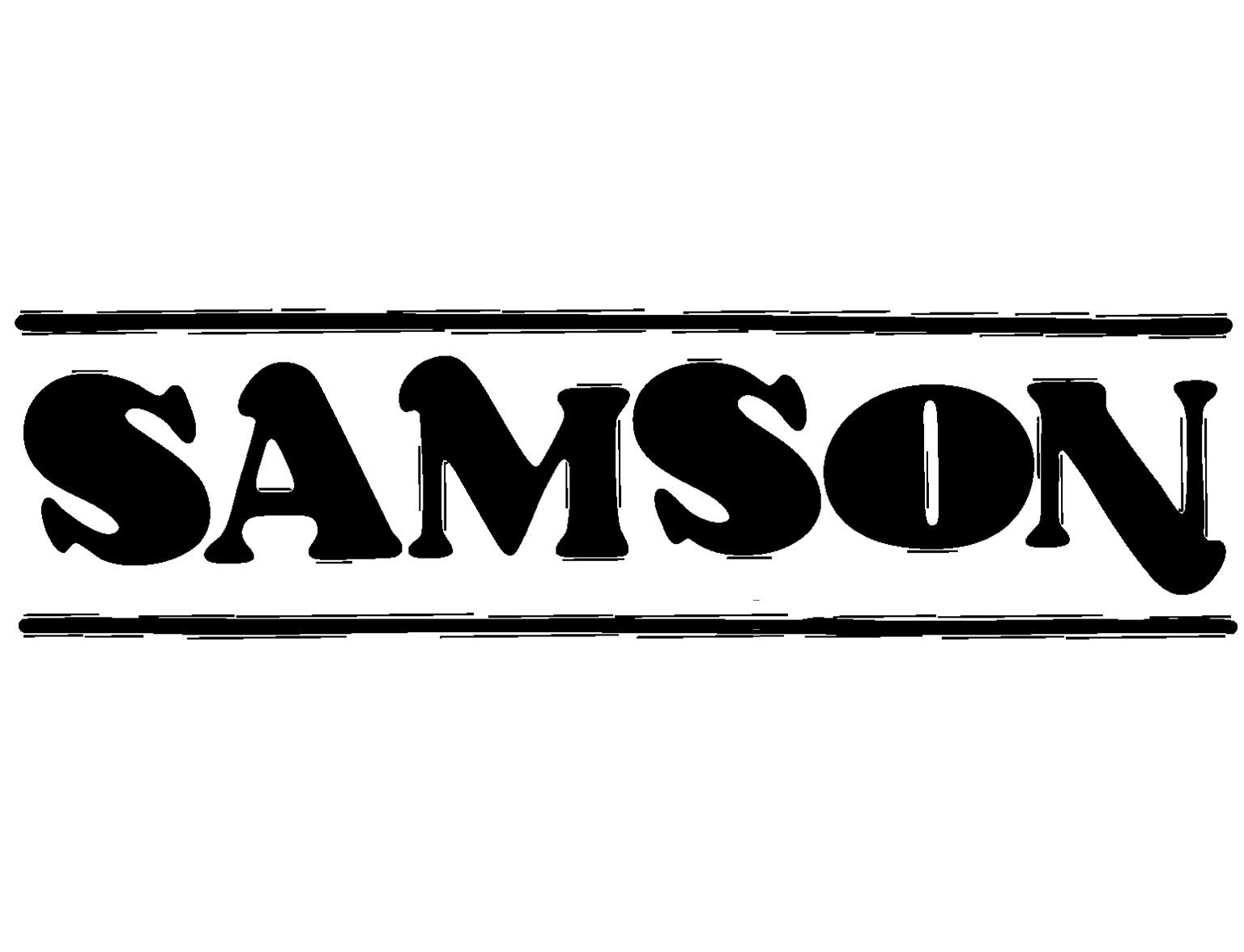 Vintage Samson Logo Timeline Scale