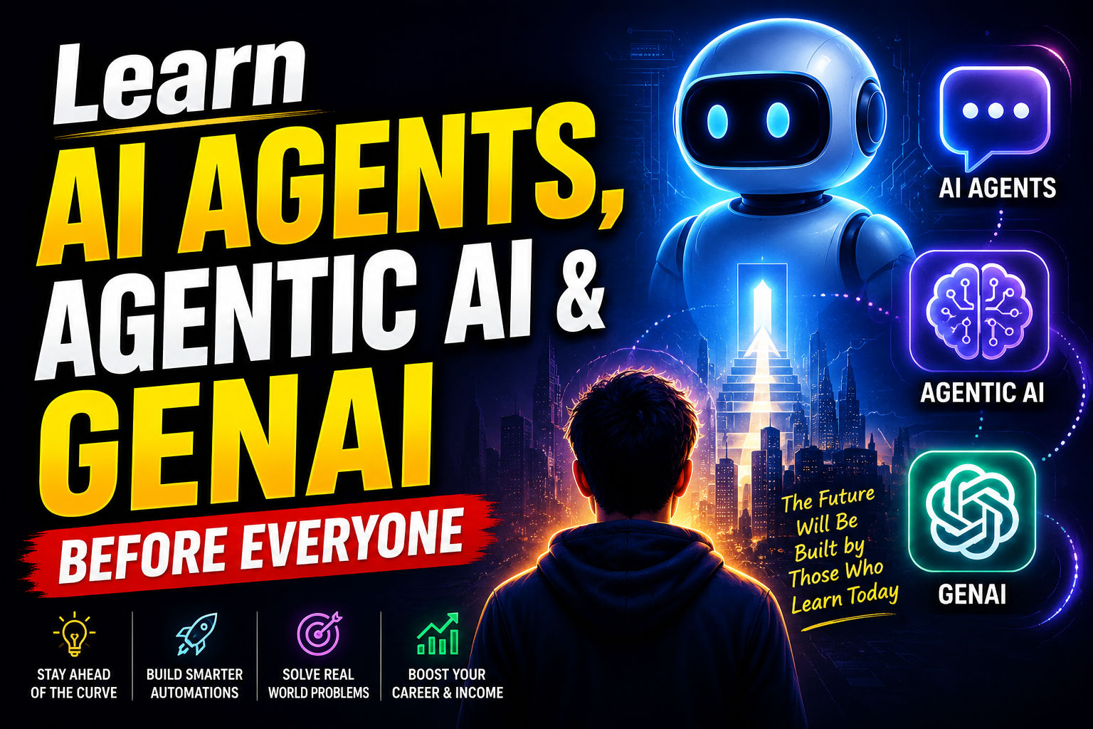 Learn AI Agents, Agentic AI & GenAI Before Everyone