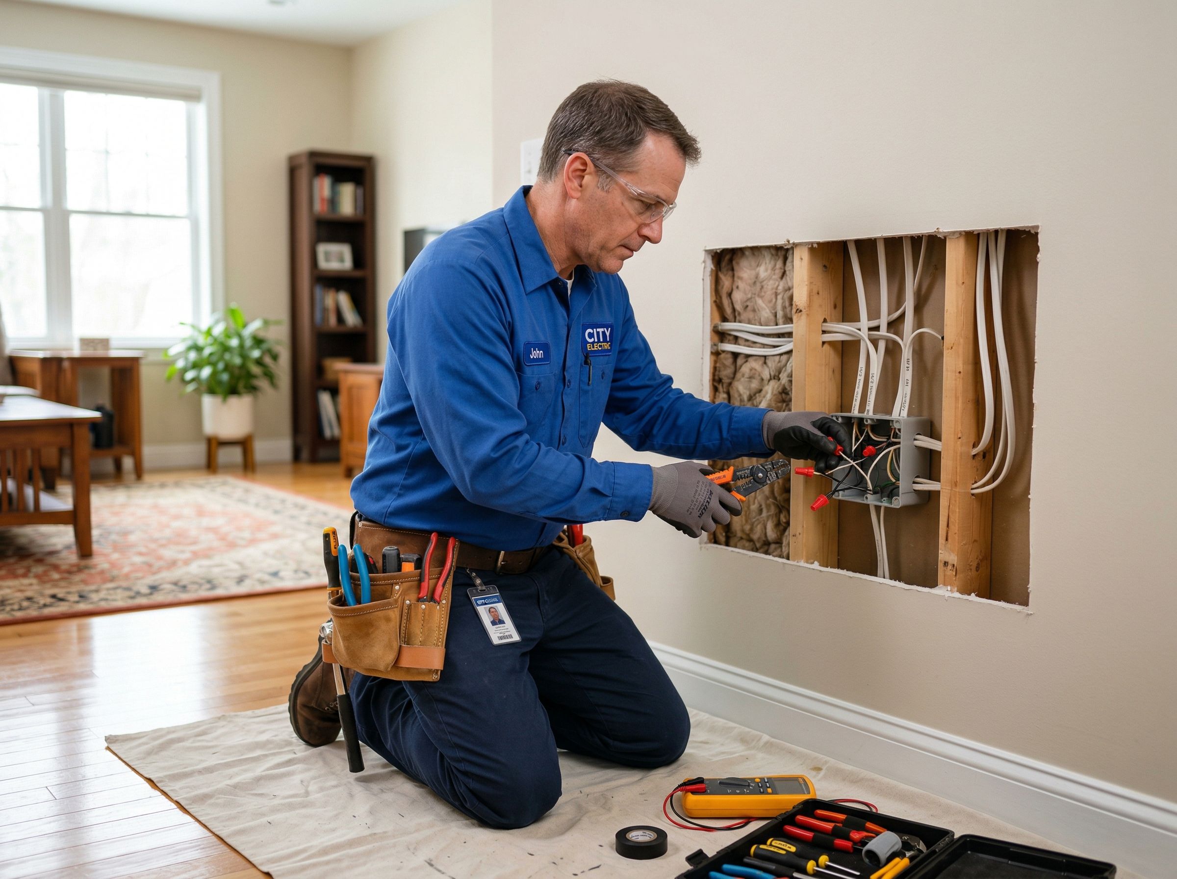 Aura Electrical team working