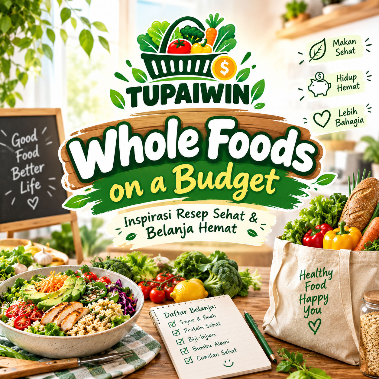 Pantry ingredients and whole foods