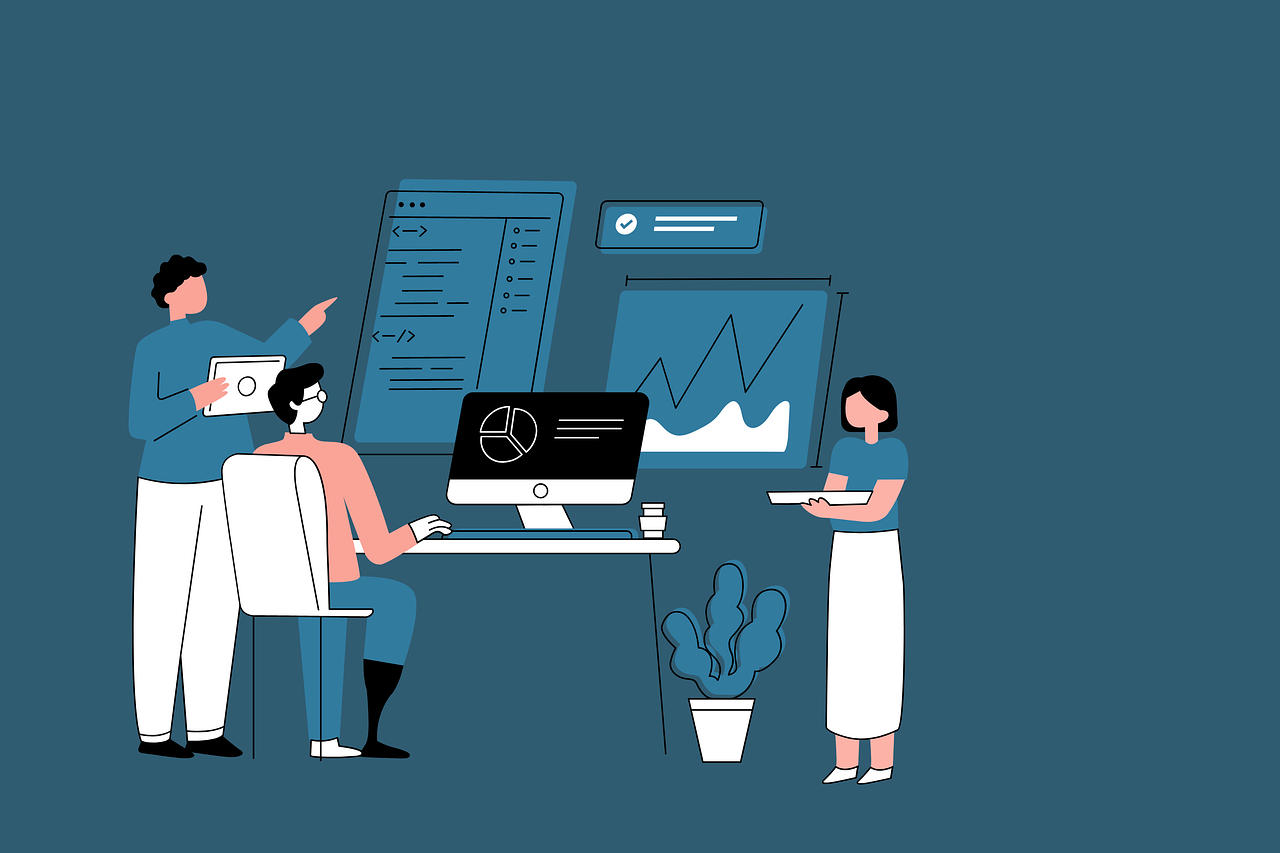 Experienced SEO expert analyzing website analytics to improve search engine rankings.