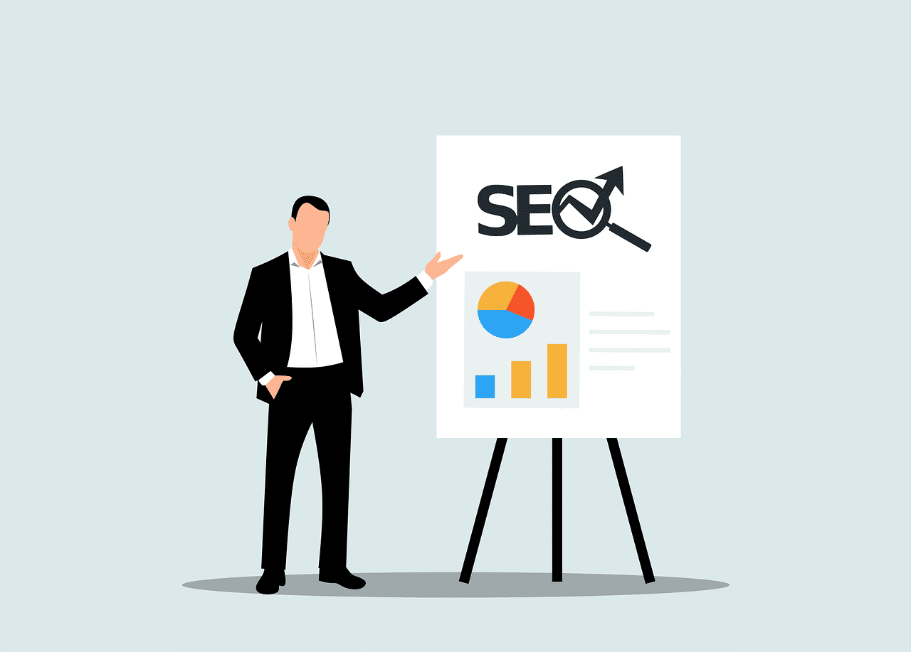 SEO expert in Amsterdam optimizing a website for search engine ranking.