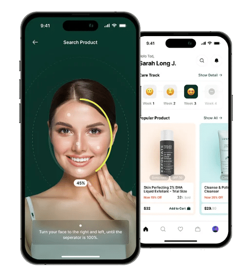 AI beauty product app