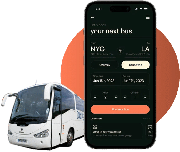 bus booking app development solutions