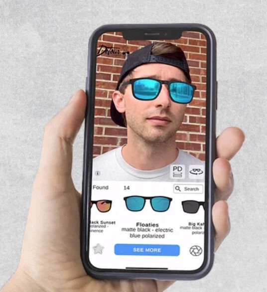 detour sunglasses: try on