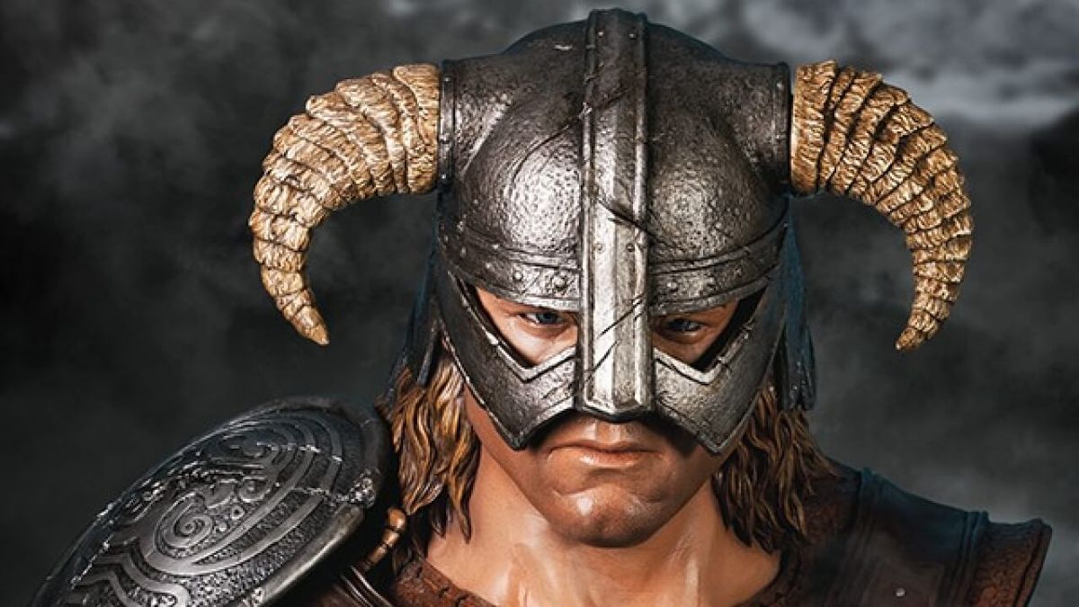 The Elder Scrolls® V: Skyrim™ - Dragonborn Life Size Bust - POW.