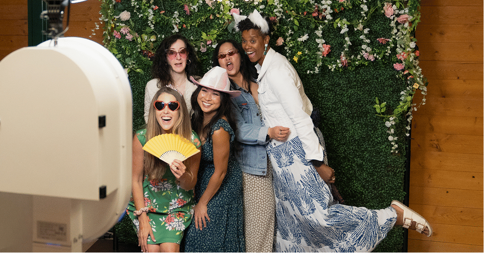 Afterlight premium open-air photo booth setup