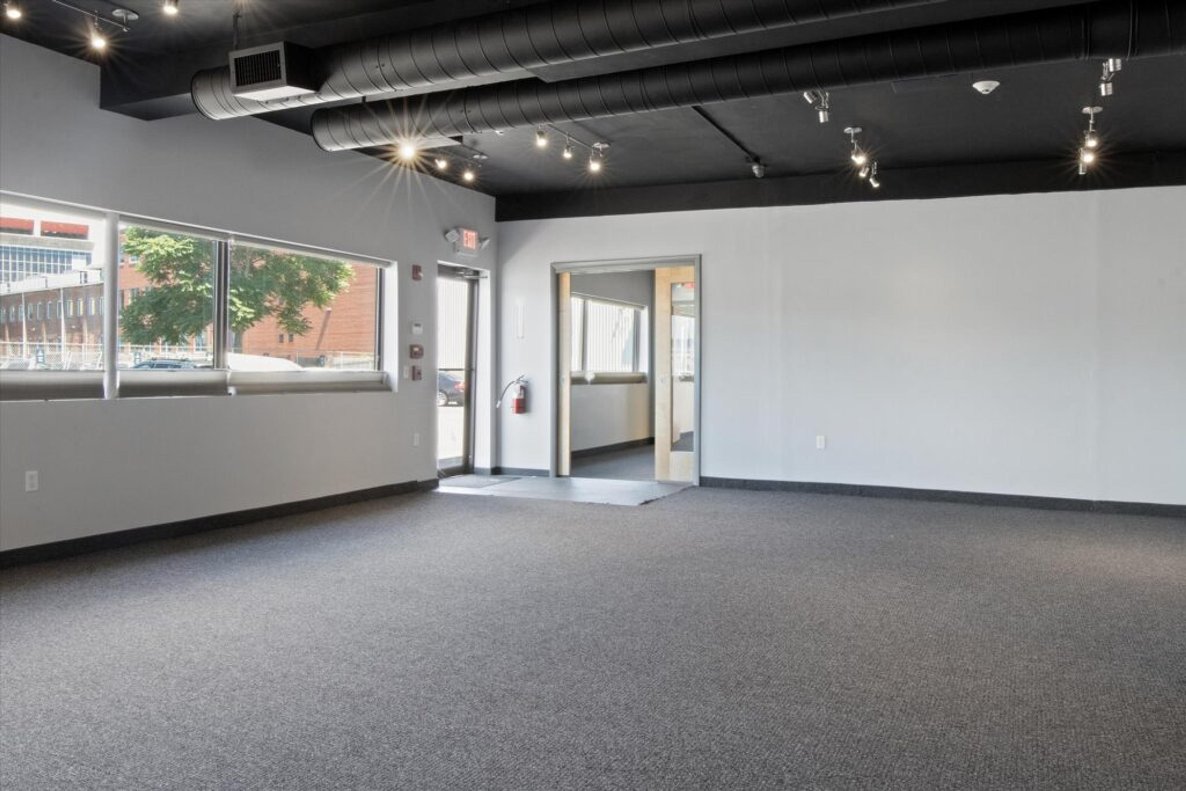 Empty retail space