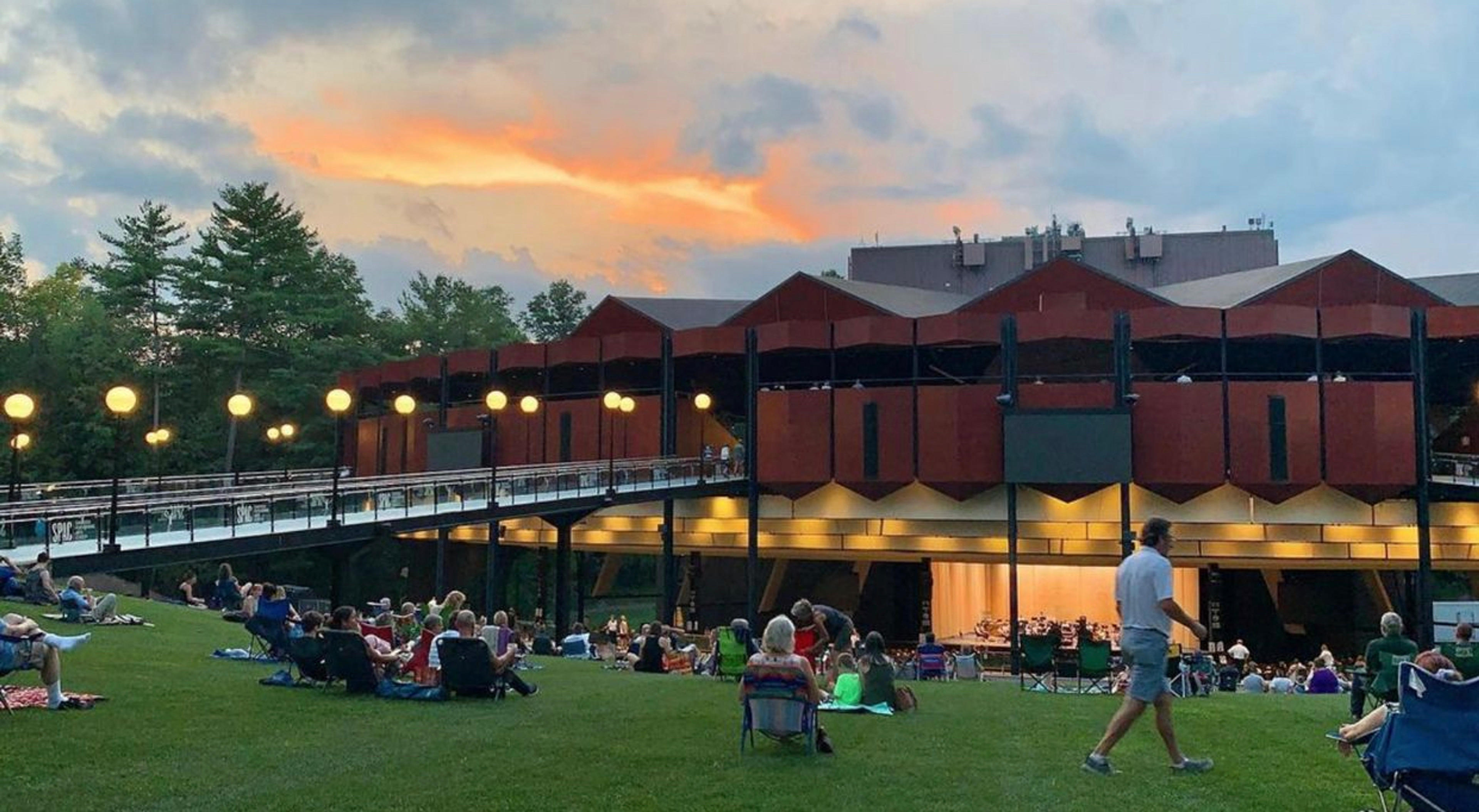 Concert at SPAC in Saratoga Spa State Park