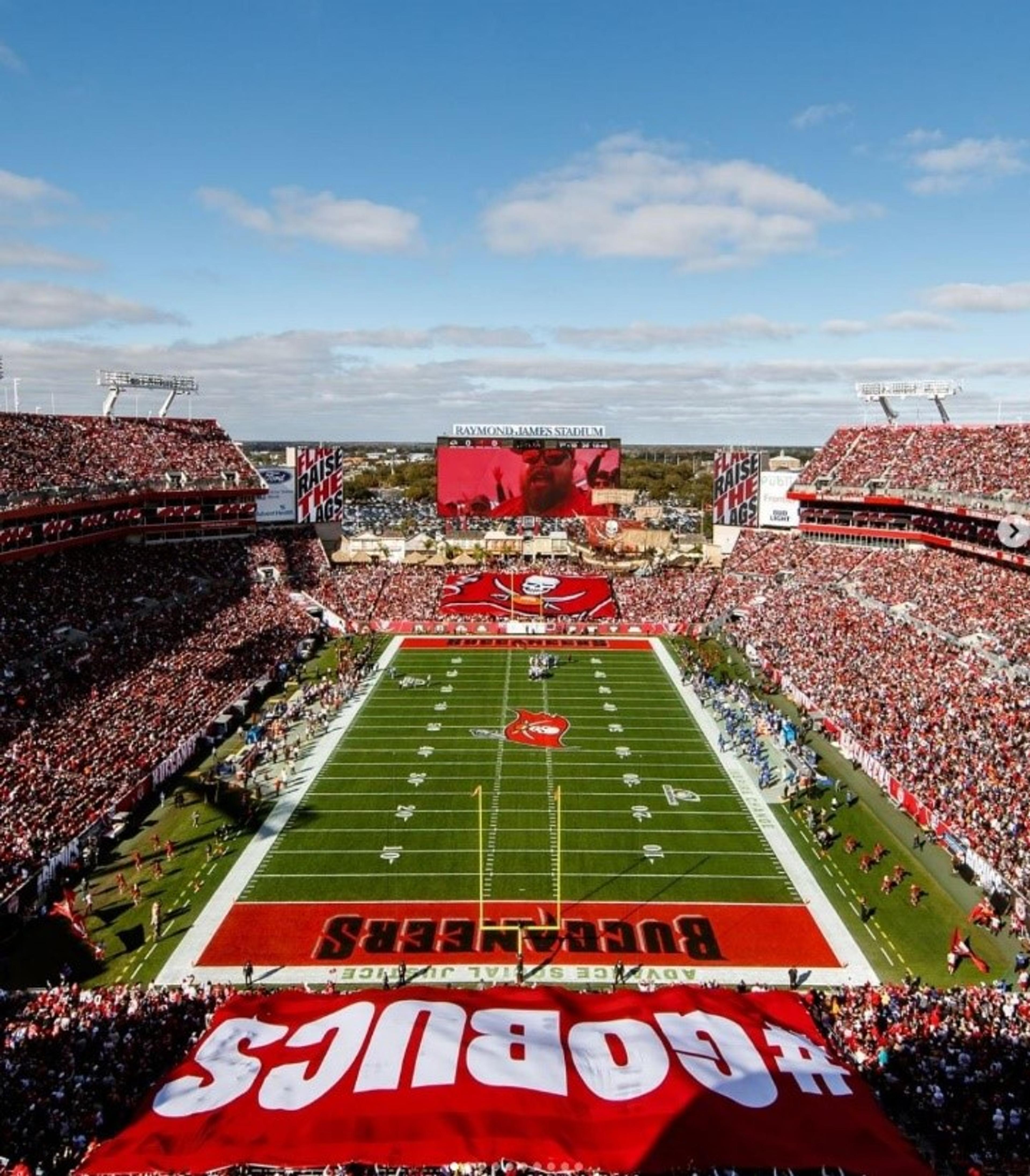 Tampa Bay Buccaneers football stadium in Tampa, Florida