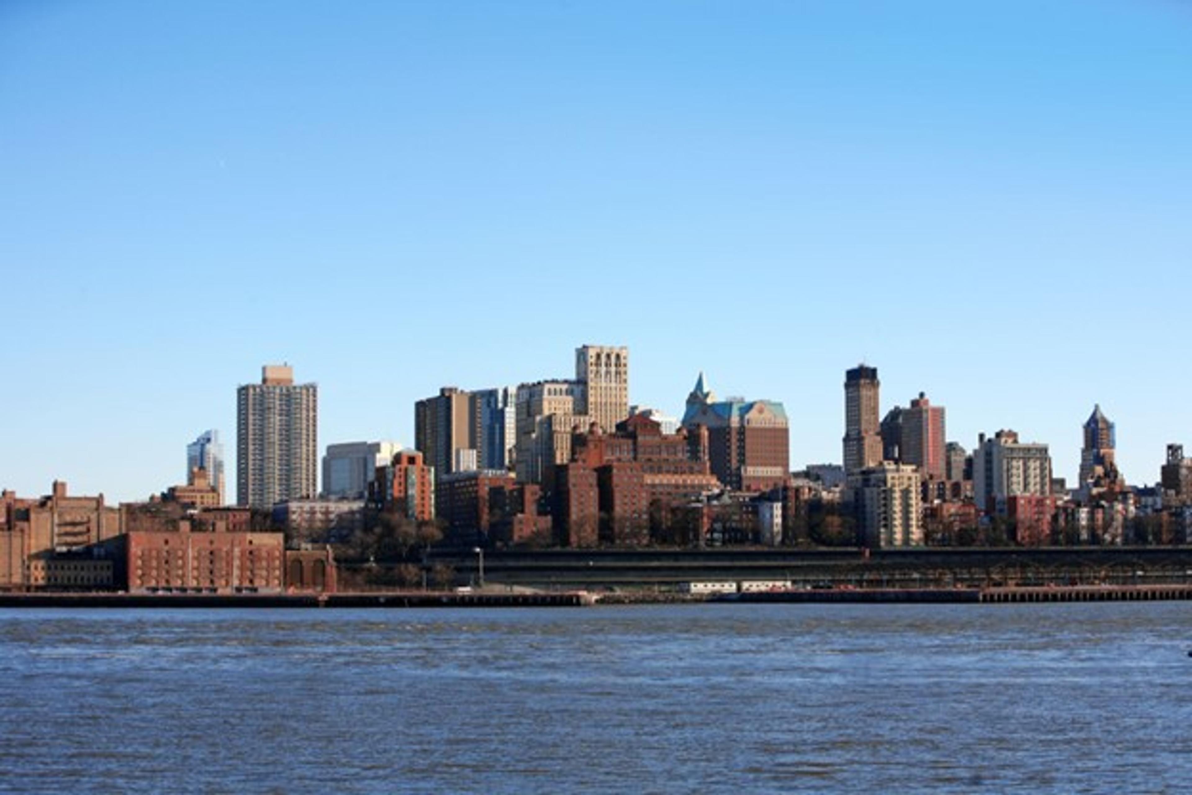 View of the Bronx, NY, from the Hudson River