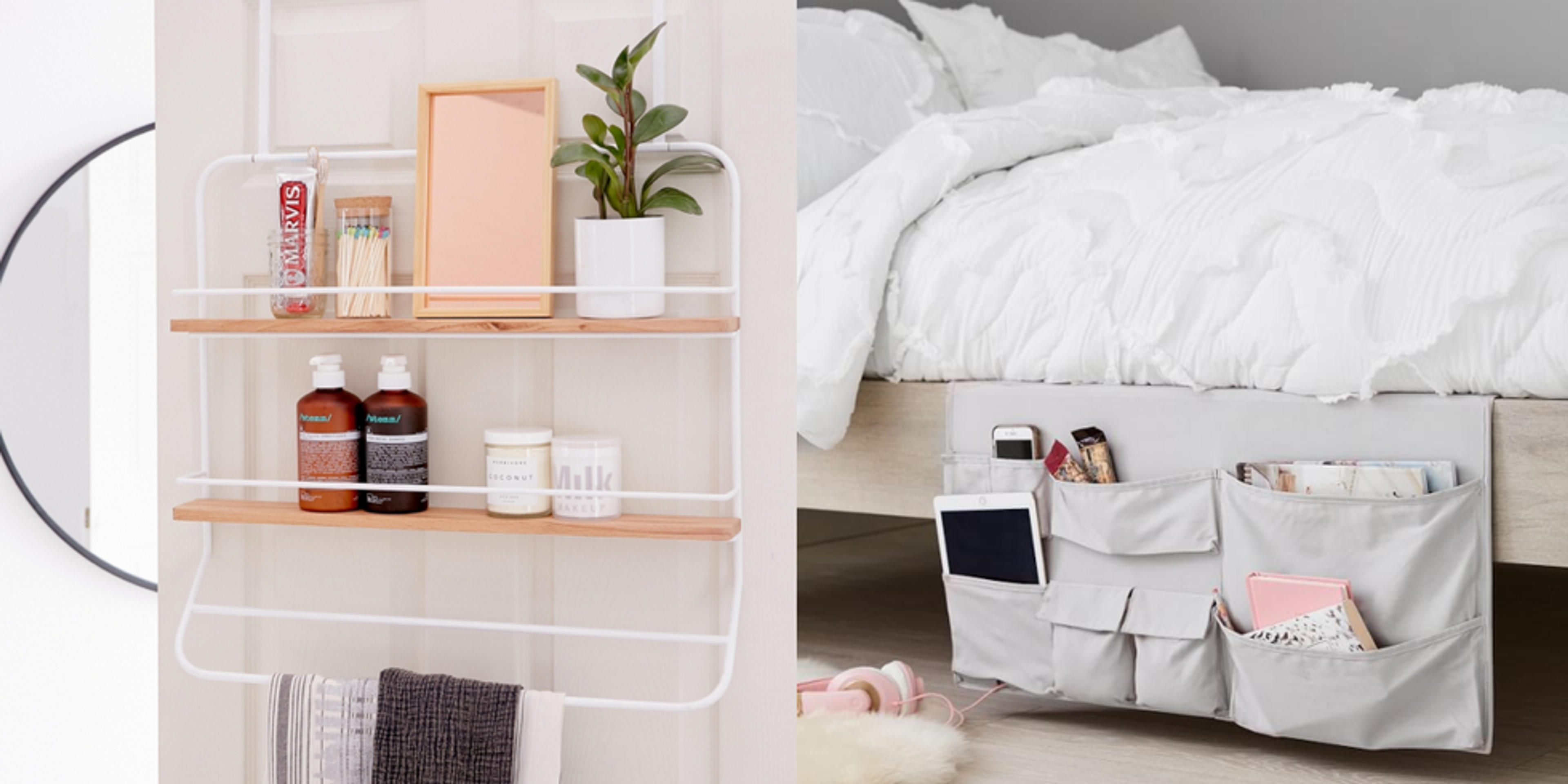 Shower and bed organizers