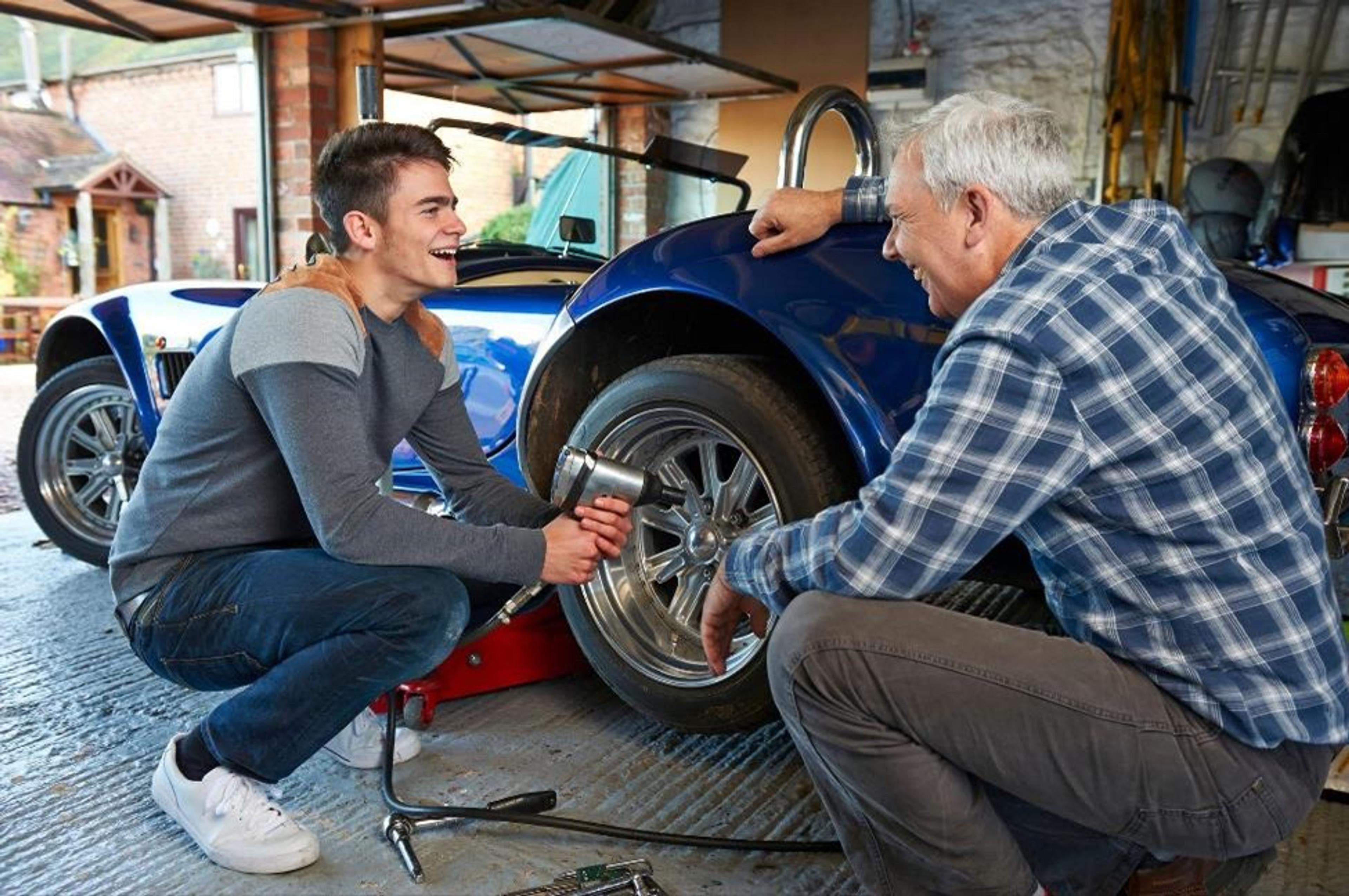 Preparing a classic car for storage