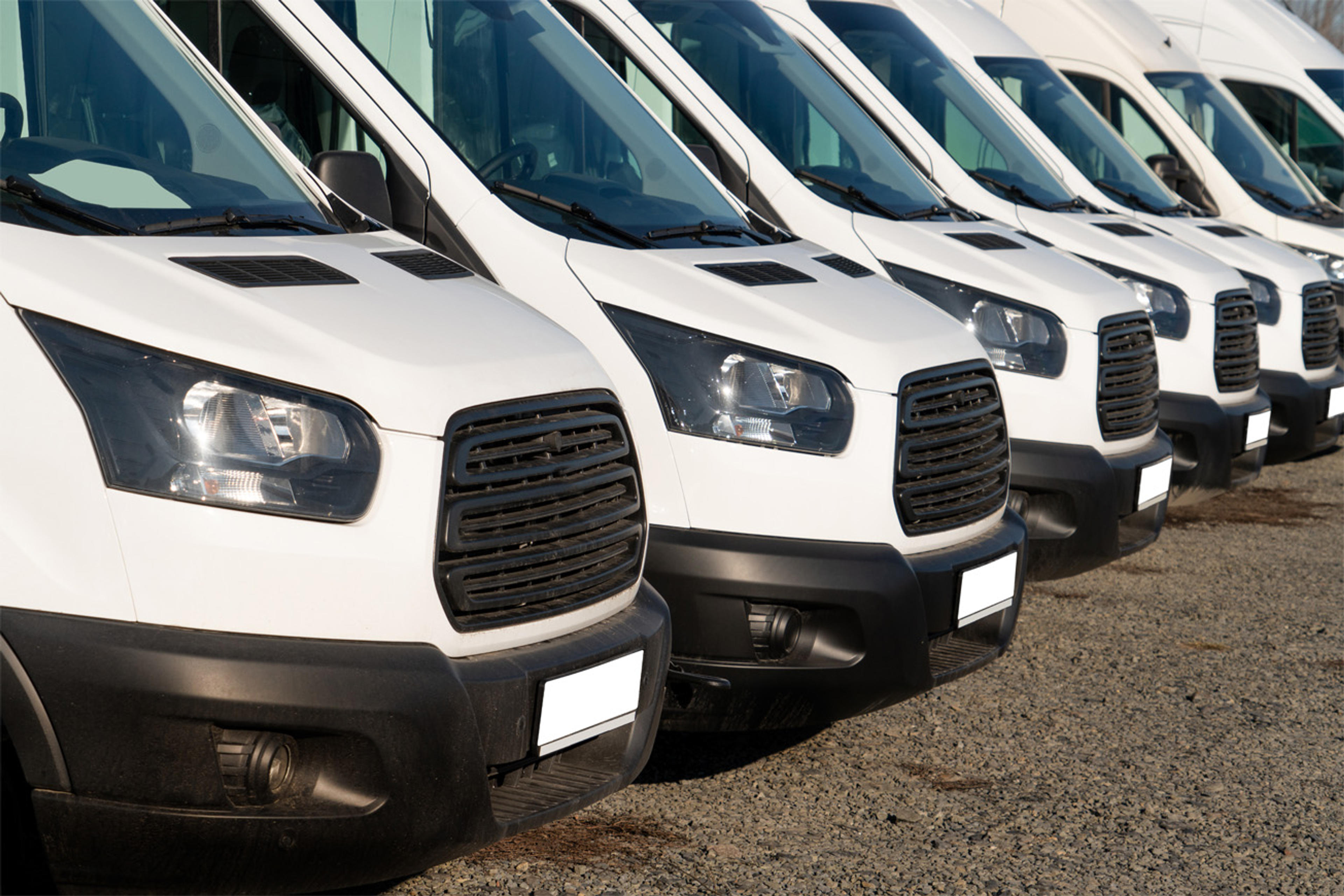 Fleet parking for distribution and delivery vehicles