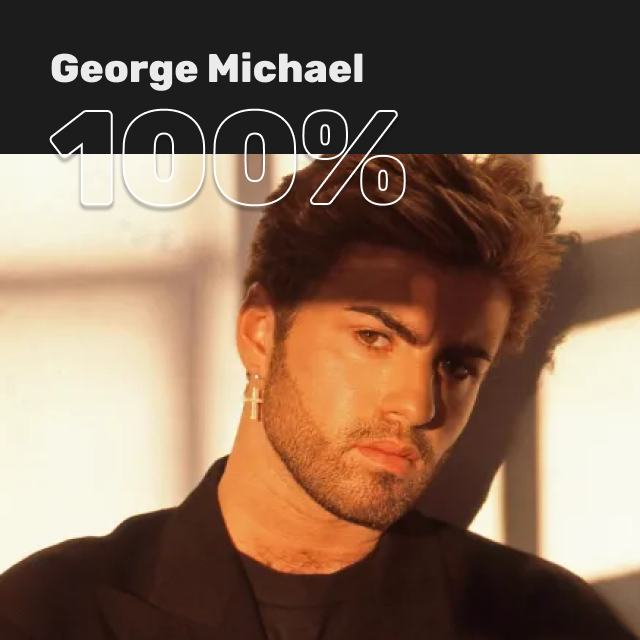 100% George Michael. Wait, what’s that playing?