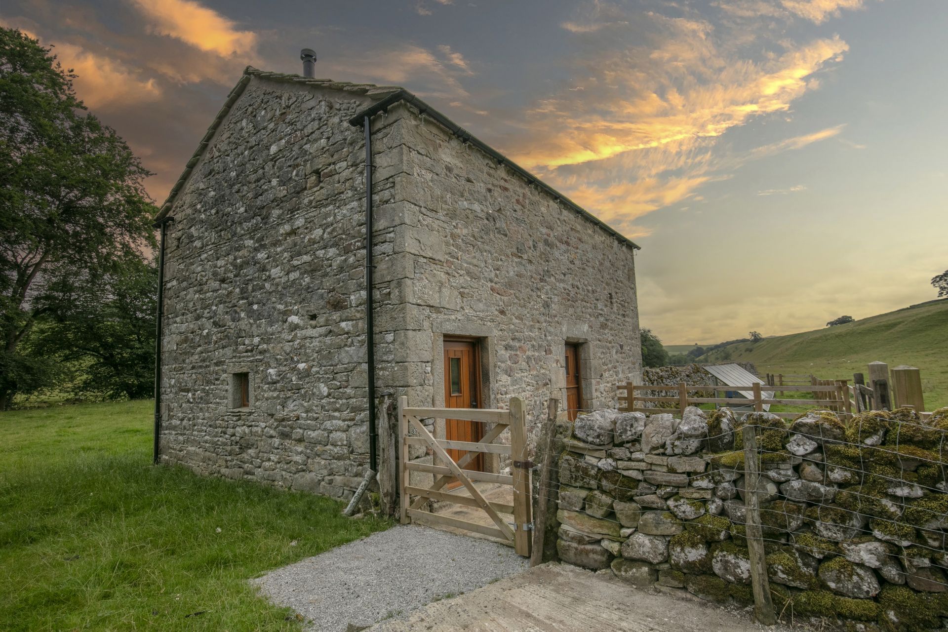 Off Grid Camping Barn with Solar Power in the Yorkshire Dales