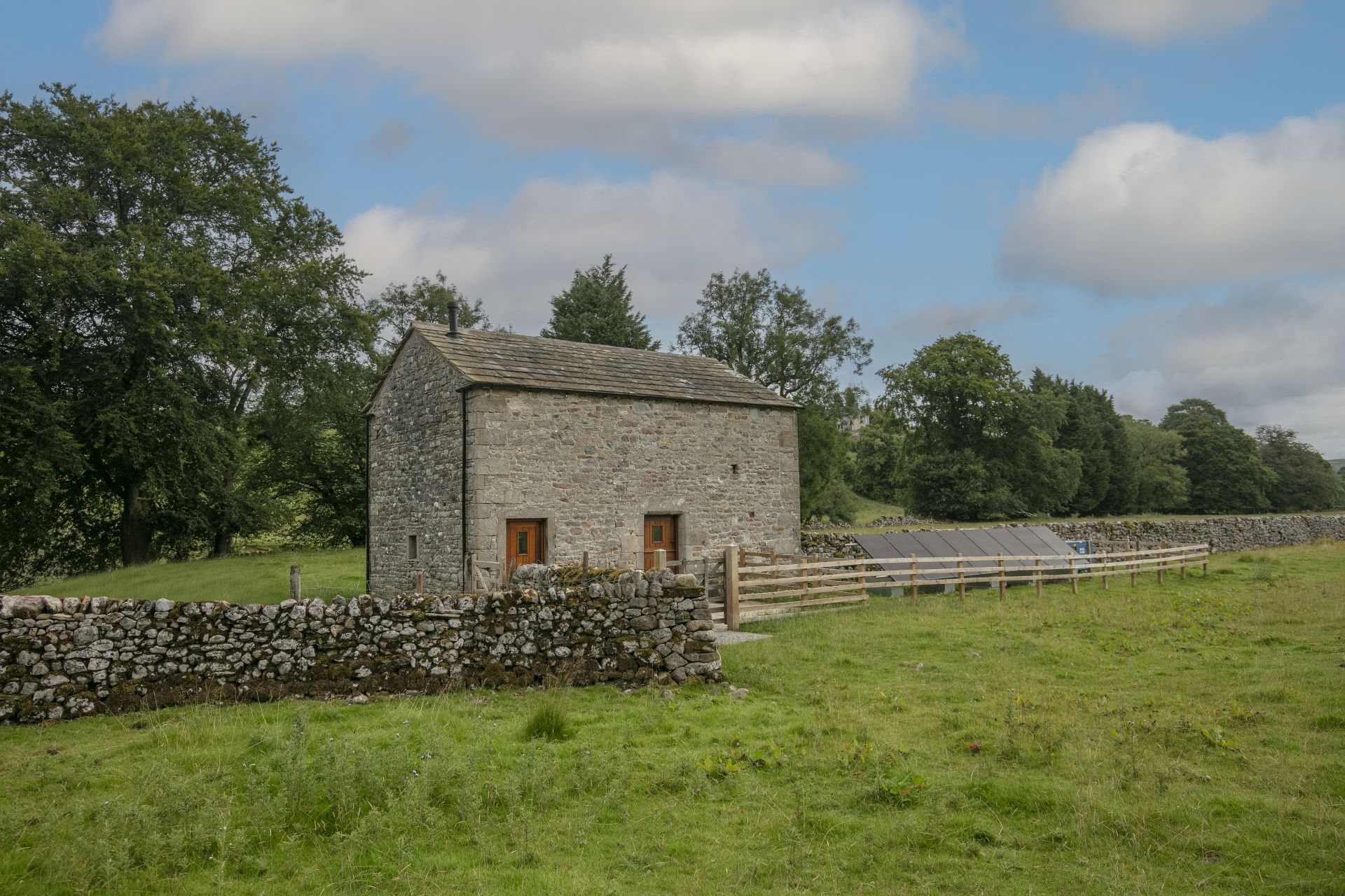 Off Grid Camping Barn with Solar Power in the Yorkshire Dales