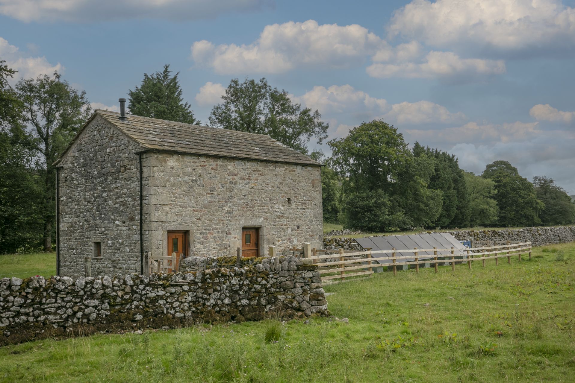 Off Grid Camping Barn with Solar Power in the Yorkshire Dales