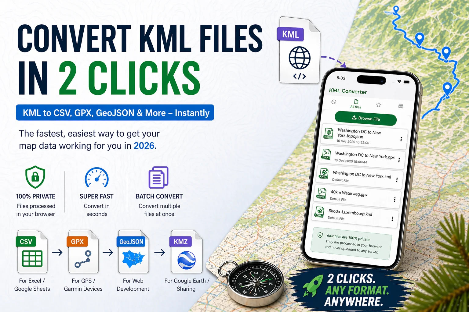 Stop Wasting Time on KML Files – Convert Them in 2 Clicks