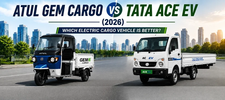 Atul GEM Cargo vs Tata Ace EV (2026): Which Electric Cargo Vehicle Is Better?