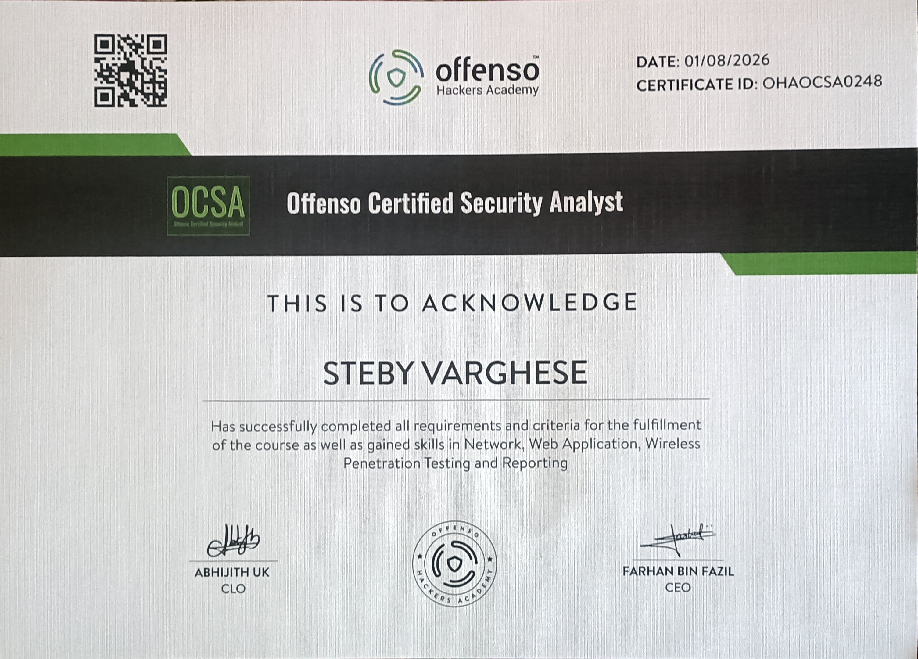 OCSA 