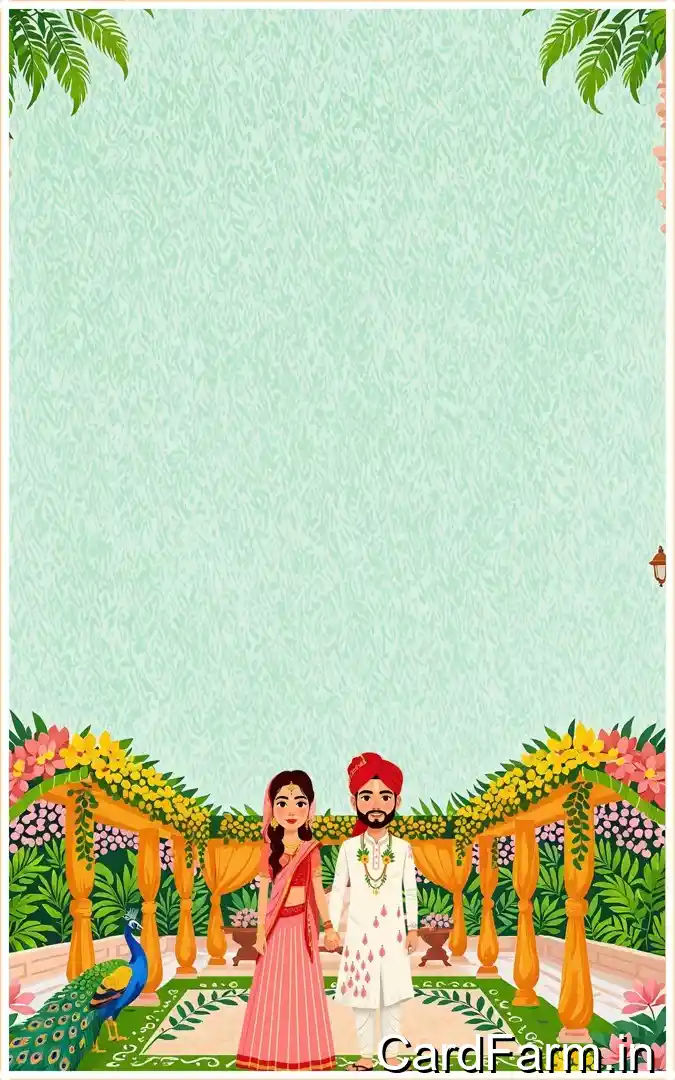 Wedding Indian wedding invitation card