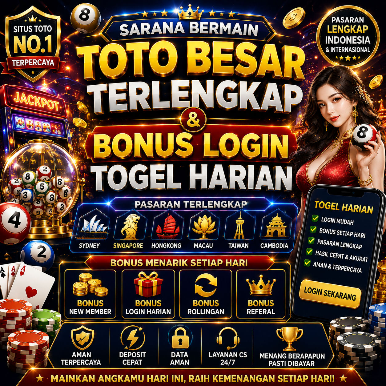 DEWI11 | Sarana Bermain Toto Besar Terlengkap & Bonus Login Togel Harian