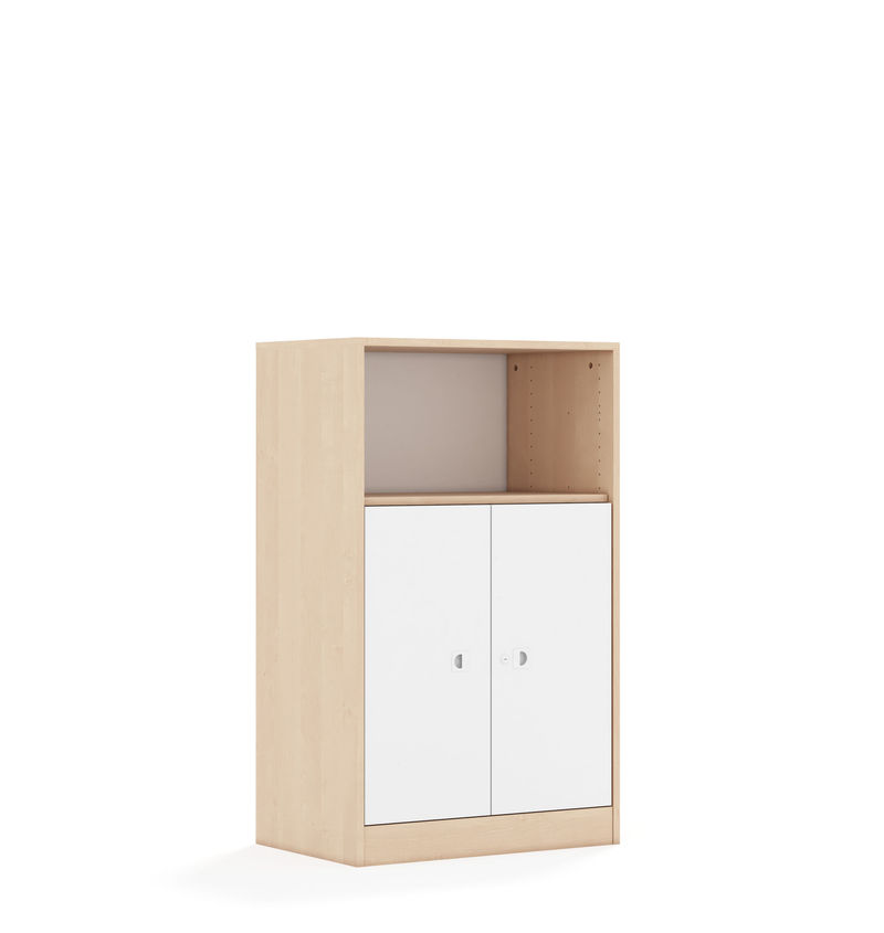 Skříň BLOX Base 70 3P 2F2 — Barva korpusu: Bříza