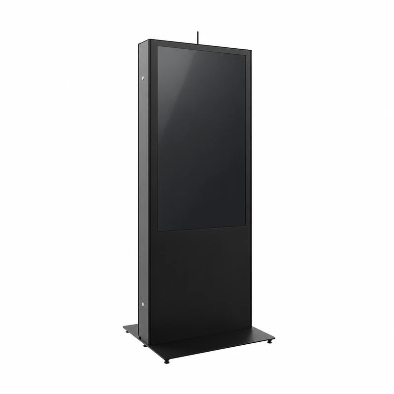 Interiérový oboustranný totem pro displeje vis-it Portrait 49–55″ Back-to-Back – pohled 2