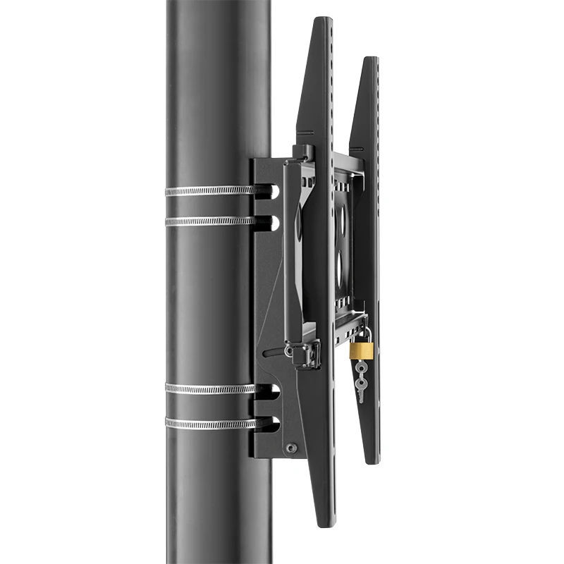Držák displeje na stavební sloup o průměru 25–75 cm PLW Column, až 55″, nosnost 30 kg – pohled 2
