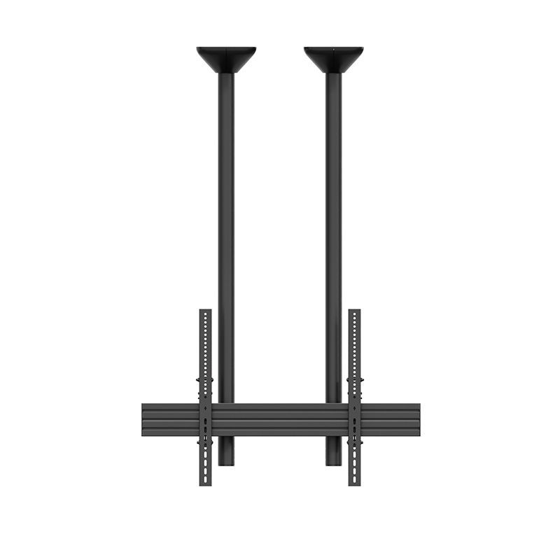 Výškově nastavitelný stropní držák displeje PLD Single HD, 75–100″, nosnost 100 kg – pohled 2