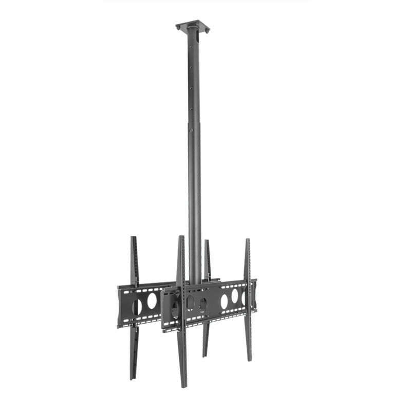 Oboustranný stropní držák dvou displejů HA DH Duo L, 55–75″, nosnost 2 × 35 kg – produkt