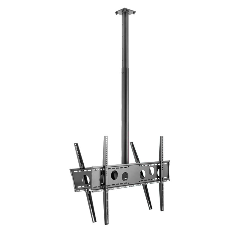 Oboustranný stropní držák dvou displejů HA DH Duo L, 55–75″, nosnost 2 × 35 kg – pohled 2