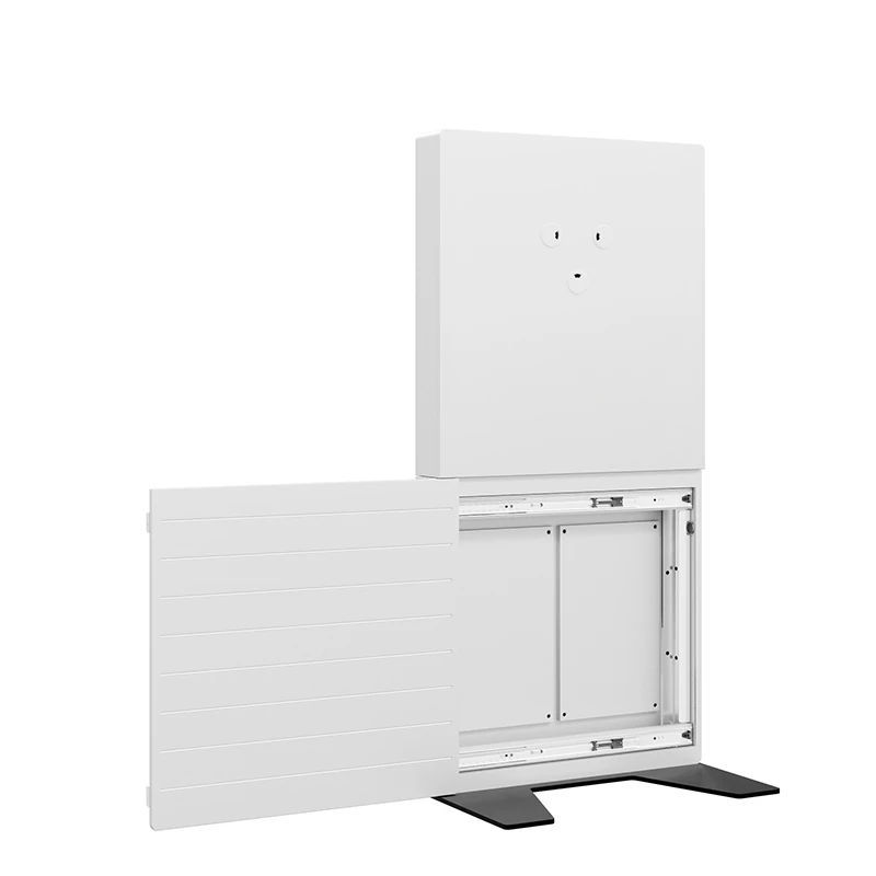 Volně stojící mediální sloup CON-Line Big FS 75–98″, nosnost 100 kg – pohled 2