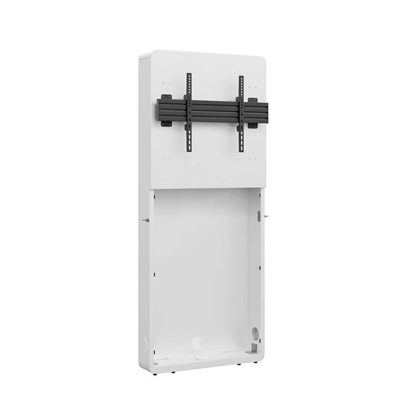 Mediální sloup s oporou o stěnu CON-Line W 55–65″, nosnost 50 kg – pohled 2