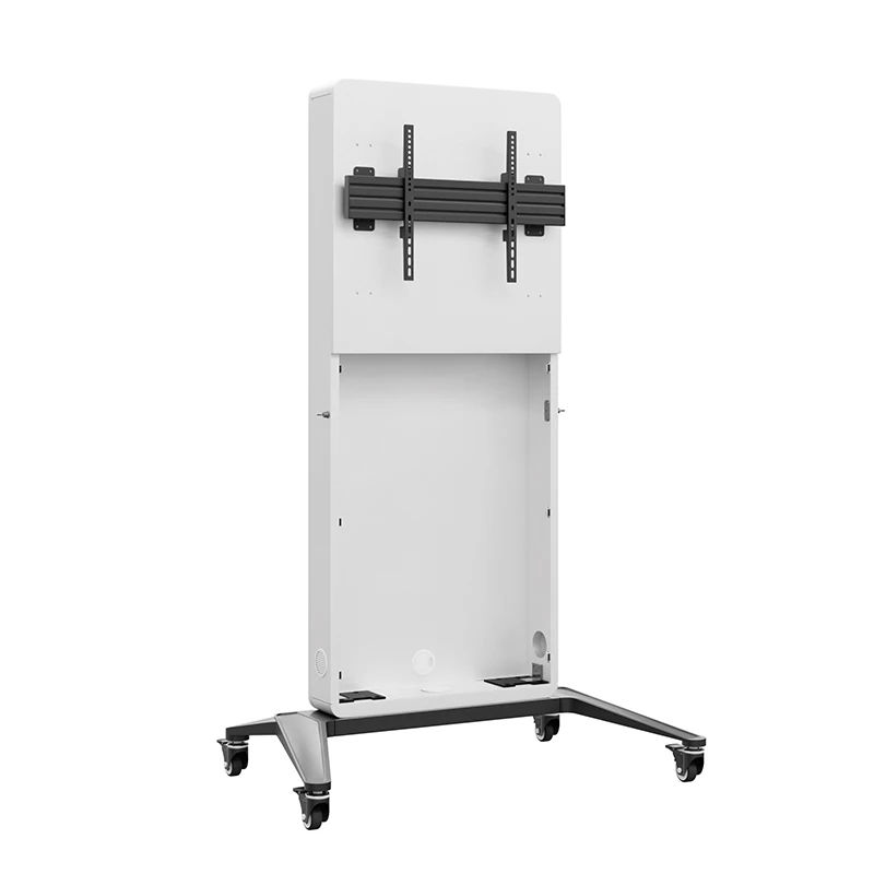 Mobilní mediální sloup CON-Line M 55–65″, nosnost 40 kg – pohled 2