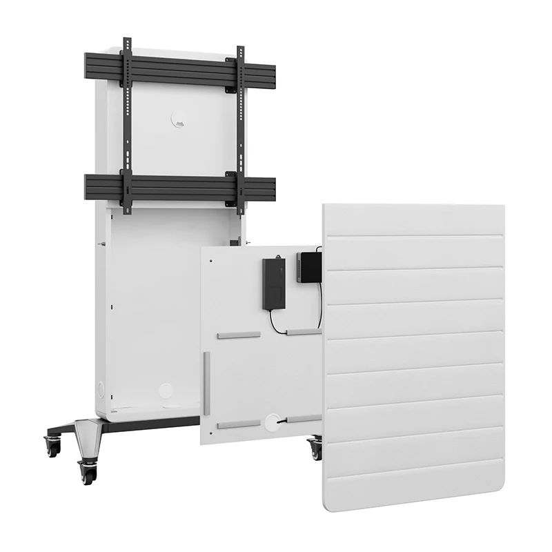 Mobilní mediální sloup CON-Line M 75–86″, nosnost 50 kg – pohled 2