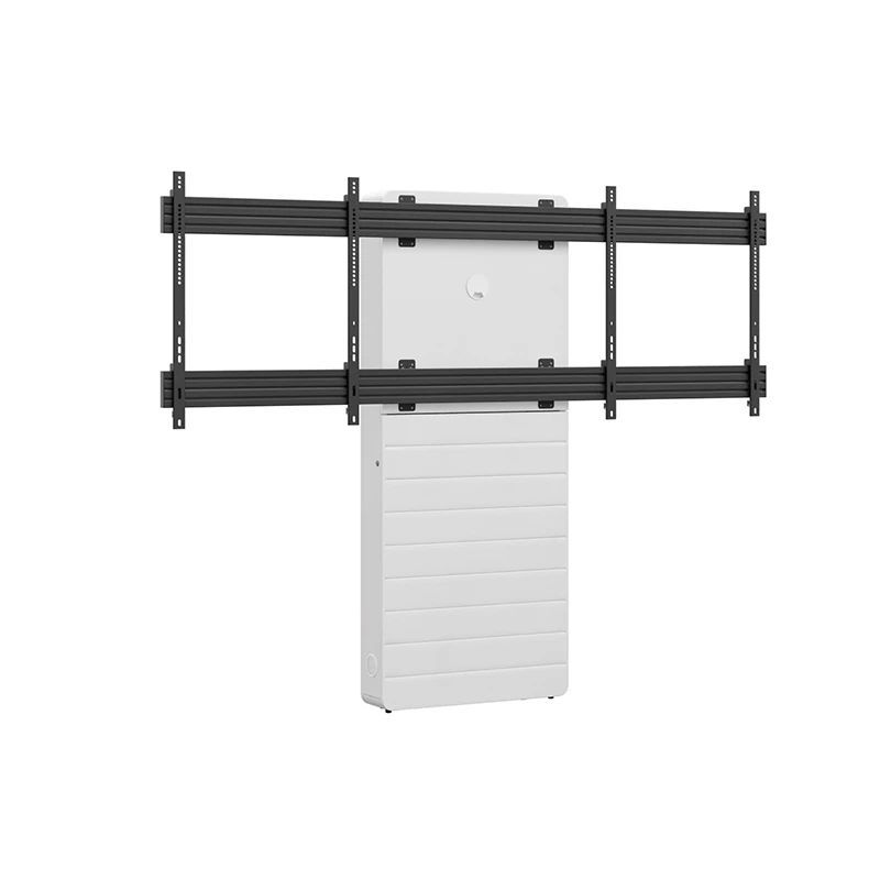 Mediální sloup s oporou o stěnu pro dva displeje CON-Line W Dual 65–75″, nosnost 2 × 45 kg – produkt