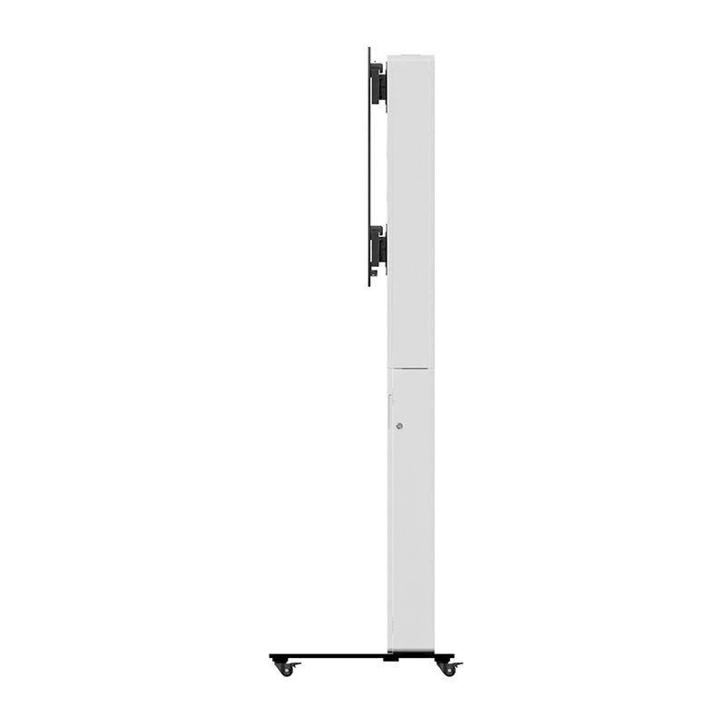 Mobilní mediální sloup CON-Line Big M 75–86″, nosnost 75 kg – pohled 2
