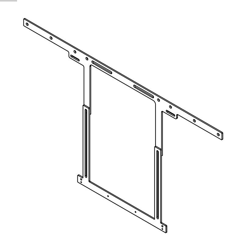 Výškově nastavitelný adaptér Cisco Room Kit k displeji 75–86″ – pohled 2