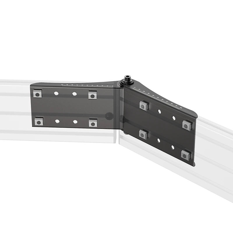 Kloubový spojovací adaptér lišt CPS pro zakřivené sestavy displejů Curved Adapter – pohled 2