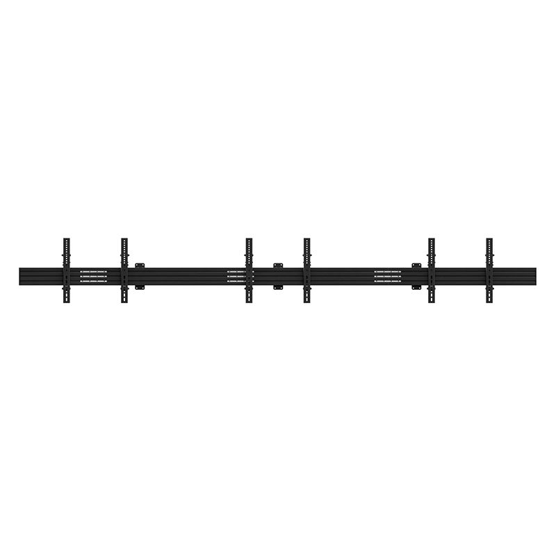 Nástěnný držák menu boardu pro 3 displeje CPS Menuboard W3L 46–65″, nosnost 50 kg na displej – pohled 2